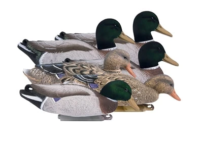 Duck Higdon Magnum Mallard Flocked Heads 3 Duck Higdon Magnum Mallard Flocked Heads