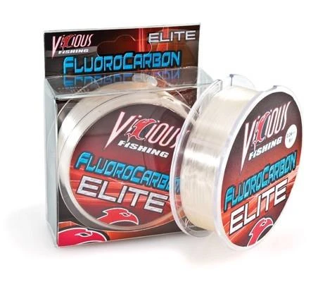 Vicious Fishing Pro Elite Fluorocarbon Fishing Line Clear 3 Vicious Fishing Pro Elite Fluorocarbon Fishing Line Clear