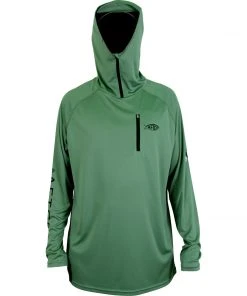 Bmtoutdoors AFTCO JASON CHRISTIE HOODED LS PERFORMANCE T-SHIRT