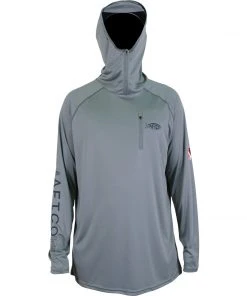 Bmtoutdoors AFTCO JASON CHRISTIE HOODED LS PERFORMANCE T-SHIRT